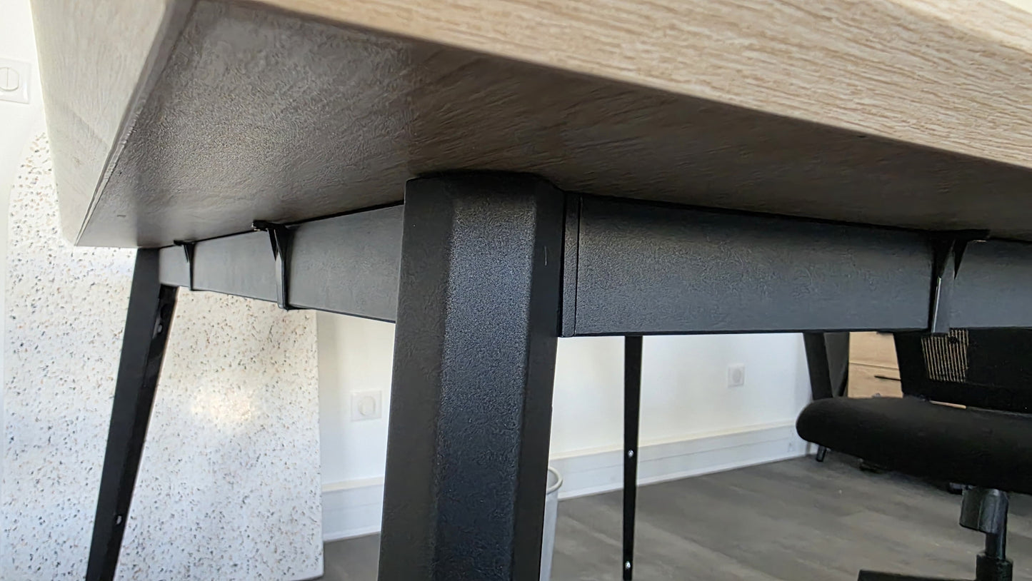 Bench 2 places L120xl120 Orex - Plateau Bois Clair