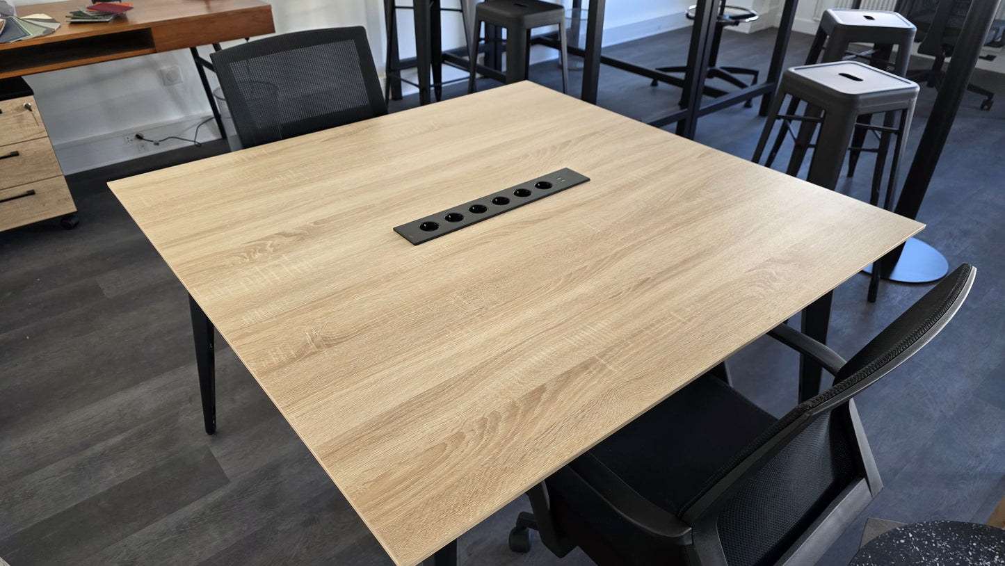 Bench 2 places L120xl120 Orex - Plateau Bois Clair
