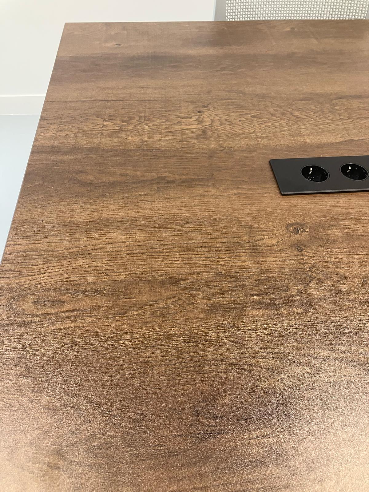 Bench 2 places L120xl120 Orex - Plateau Bois Foncé