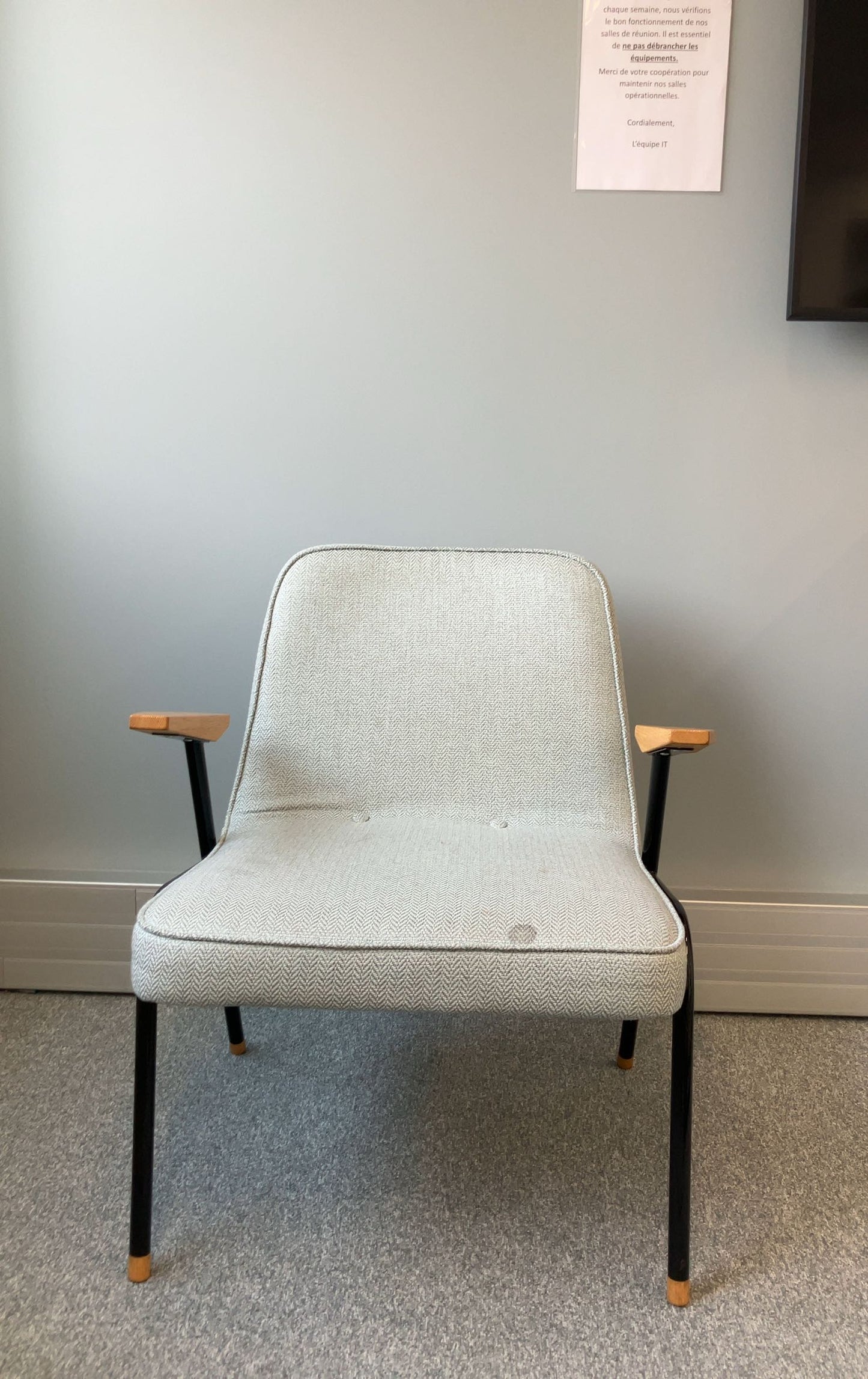 Fauteuil L70xl60xh80 Gris
