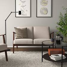 Fauteuil Ikea EKENÄSET / Canapé 2 places, Kilanda beige clair