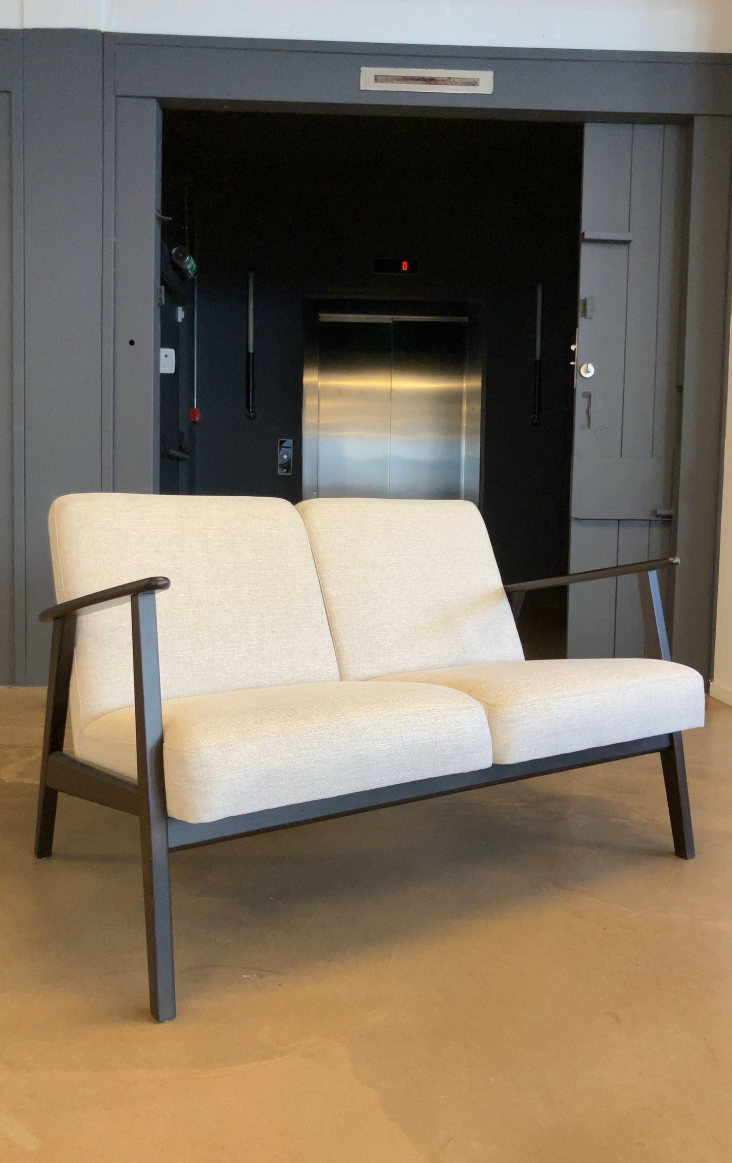 Fauteuil Ikea EKENÄSET / Canapé 2 places, Kilanda beige clair