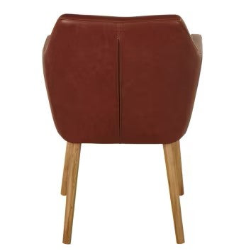 Fauteuil Maison du Monde Fauteuil vintage marron - DAVIS