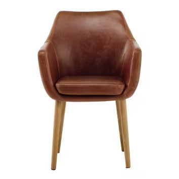 Fauteuil Maison du Monde Fauteuil vintage marron - DAVIS