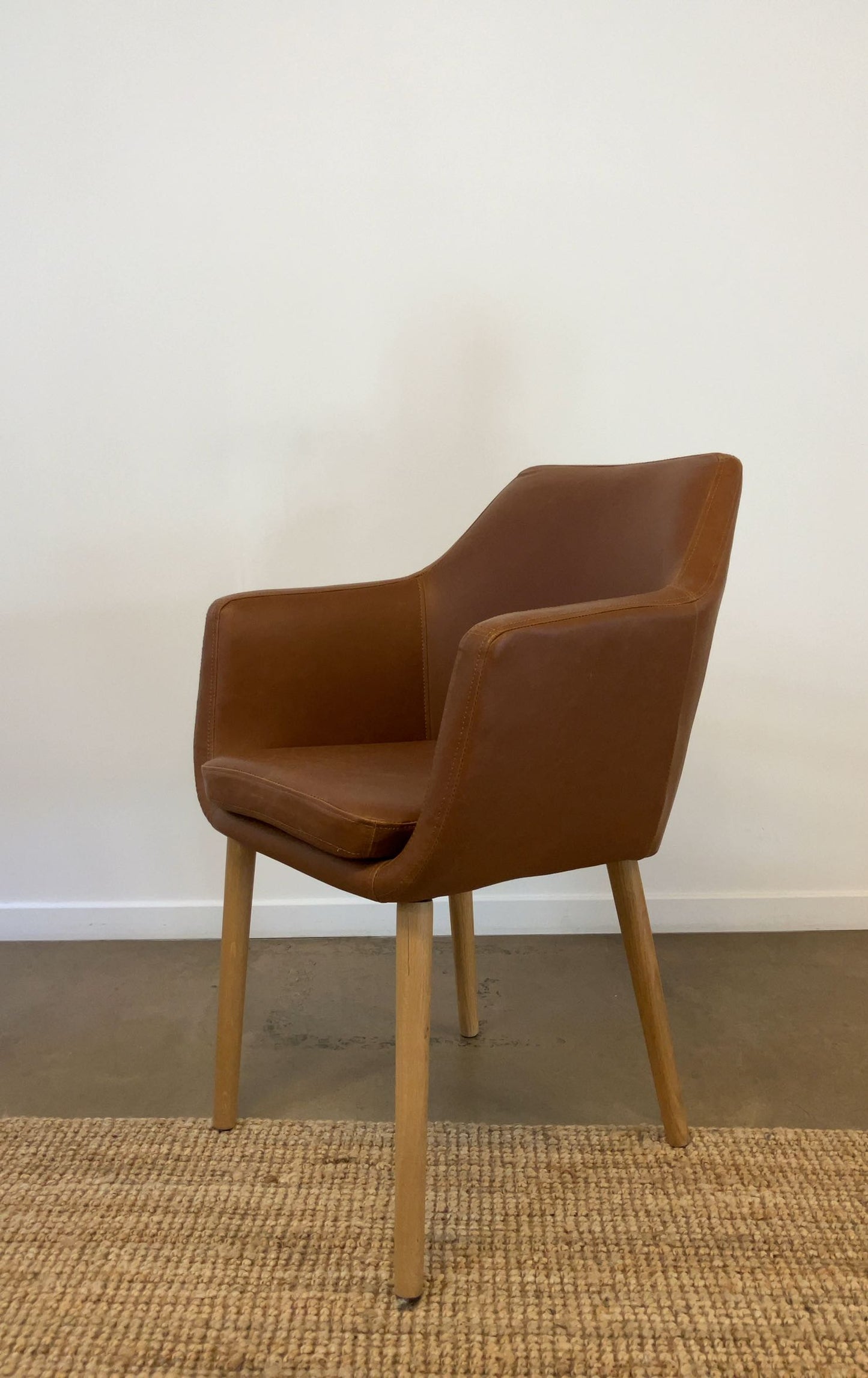 Fauteuil Maison du Monde Fauteuil vintage marron - DAVIS
