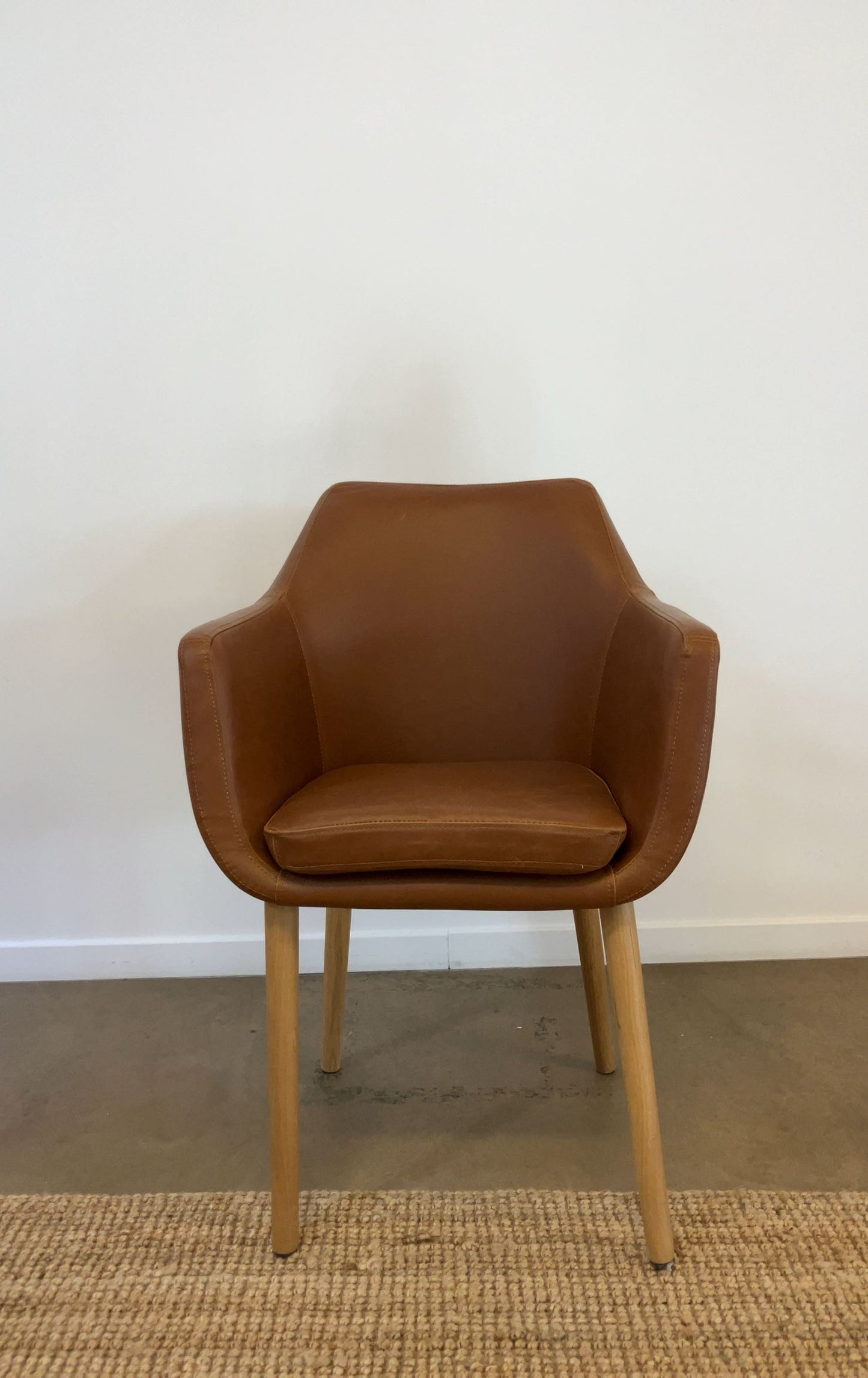 Fauteuil Maison du Monde Fauteuil vintage marron - DAVIS