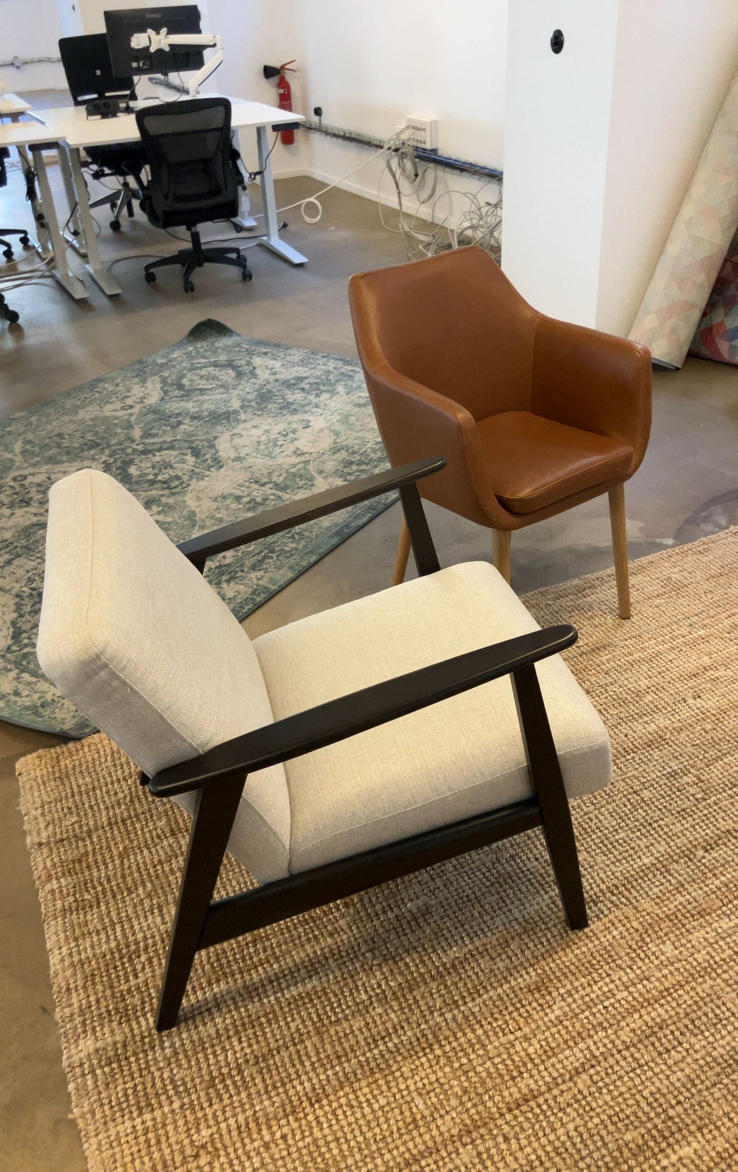 Fauteuil Maison du Monde Fauteuil vintage marron - DAVIS