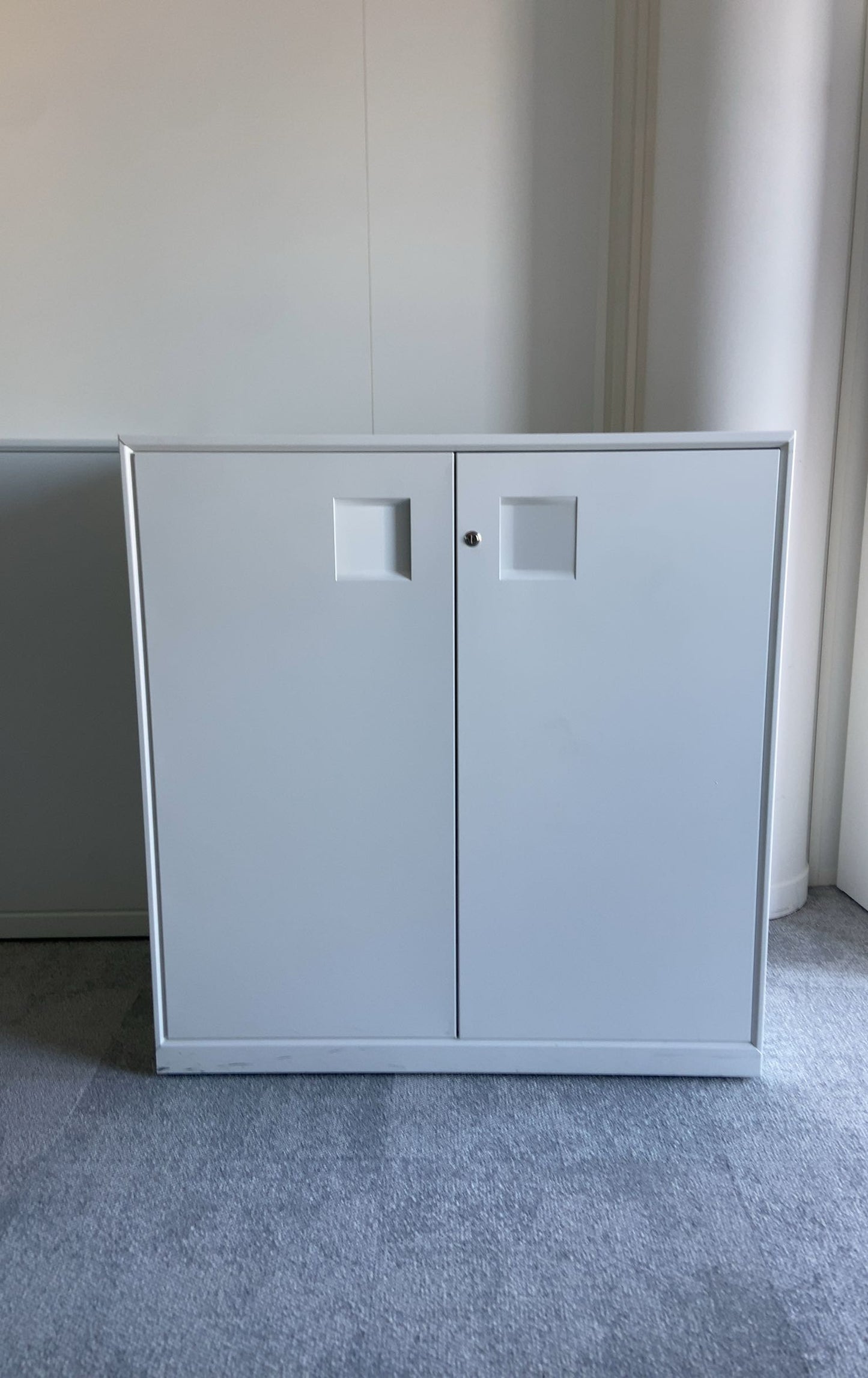 Armoire en métal avec portes battantes