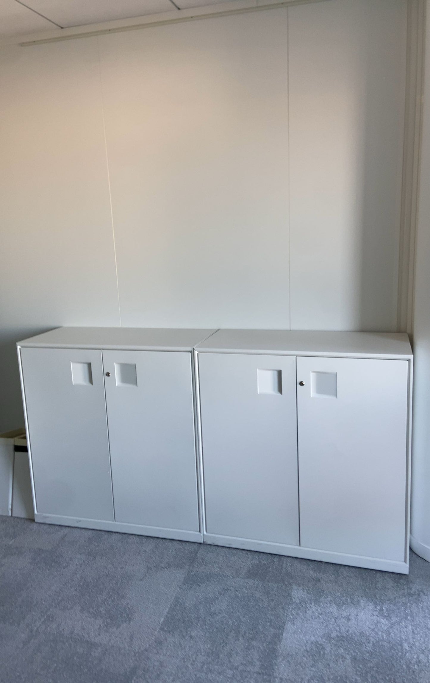 Armoire en métal avec portes battantes