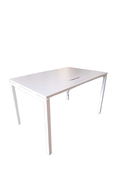 Bureau droit L120xl80xh73 - Blanc