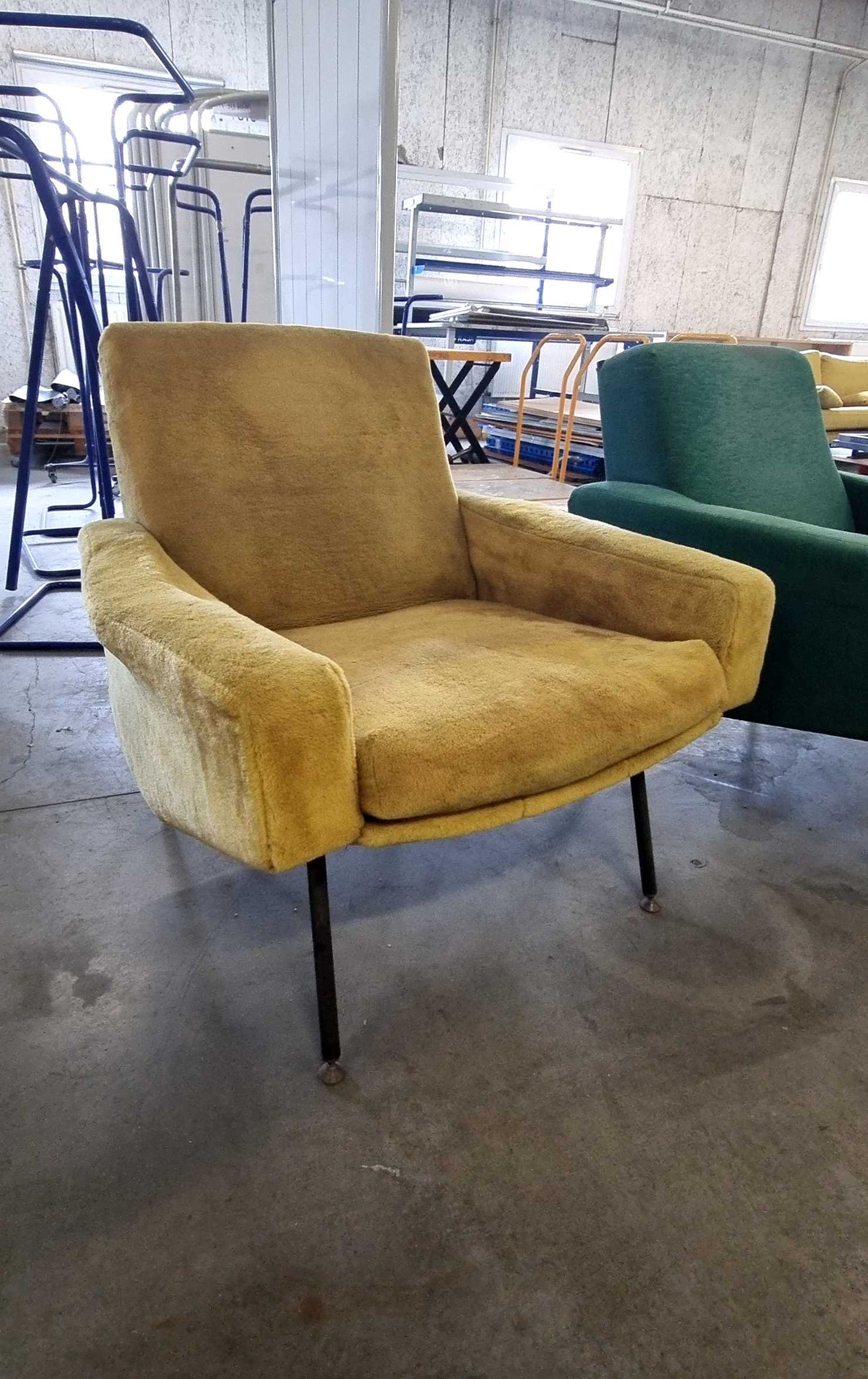 Fauteuil L75xl70 Jaune