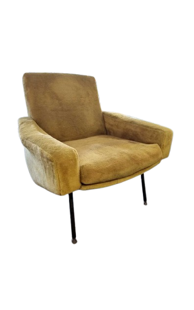 Fauteuil L75xl70 Jaune