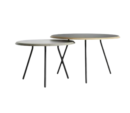 Table basse Ø60xh44 Noir
