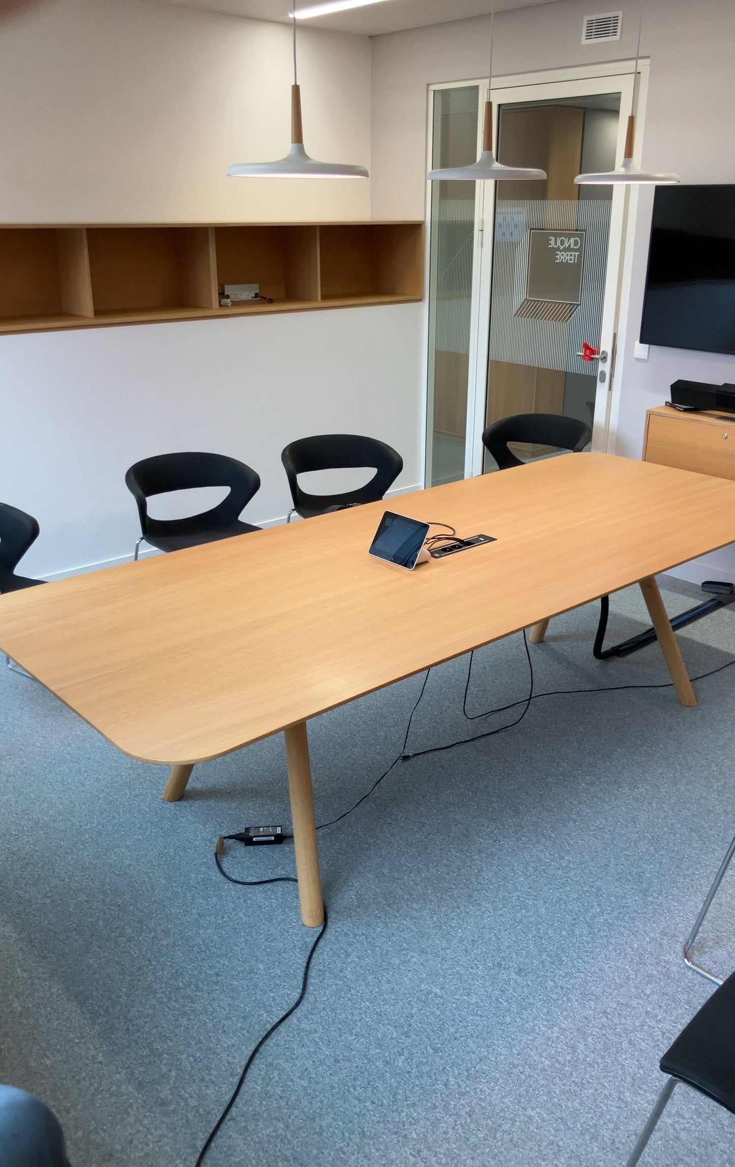 Table de réunion Girberger/Bachman L280xl110xh73
