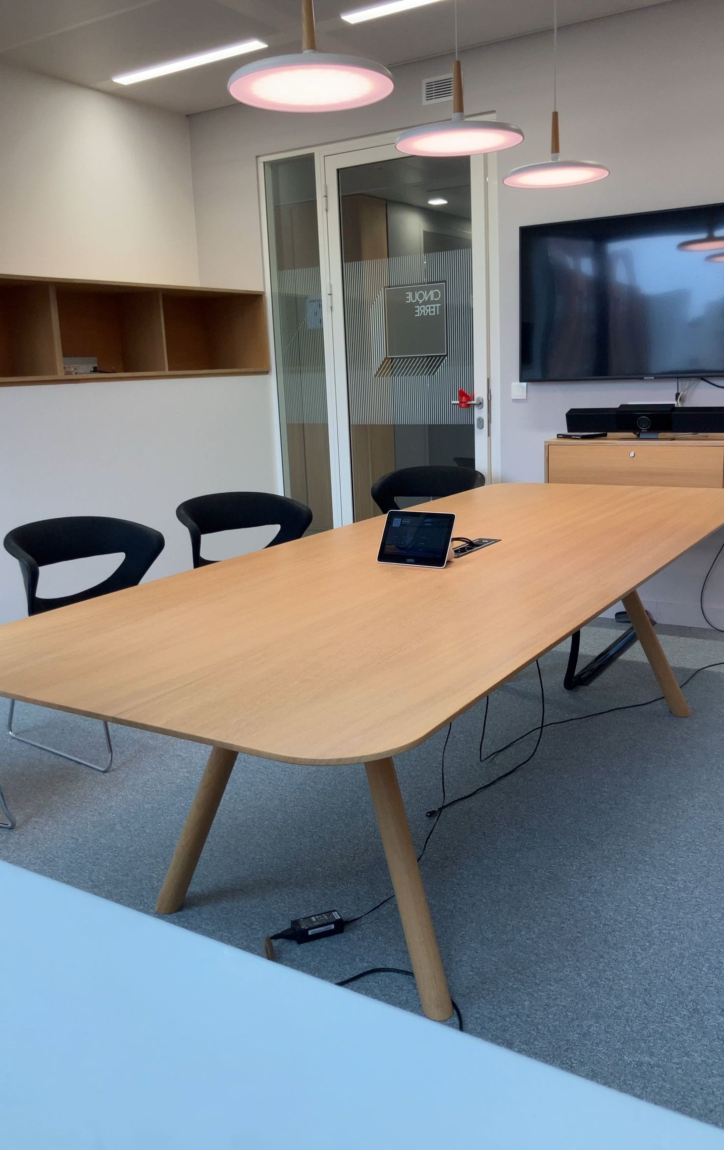 Table de réunion Girberger/Bachman L280xl110xh73