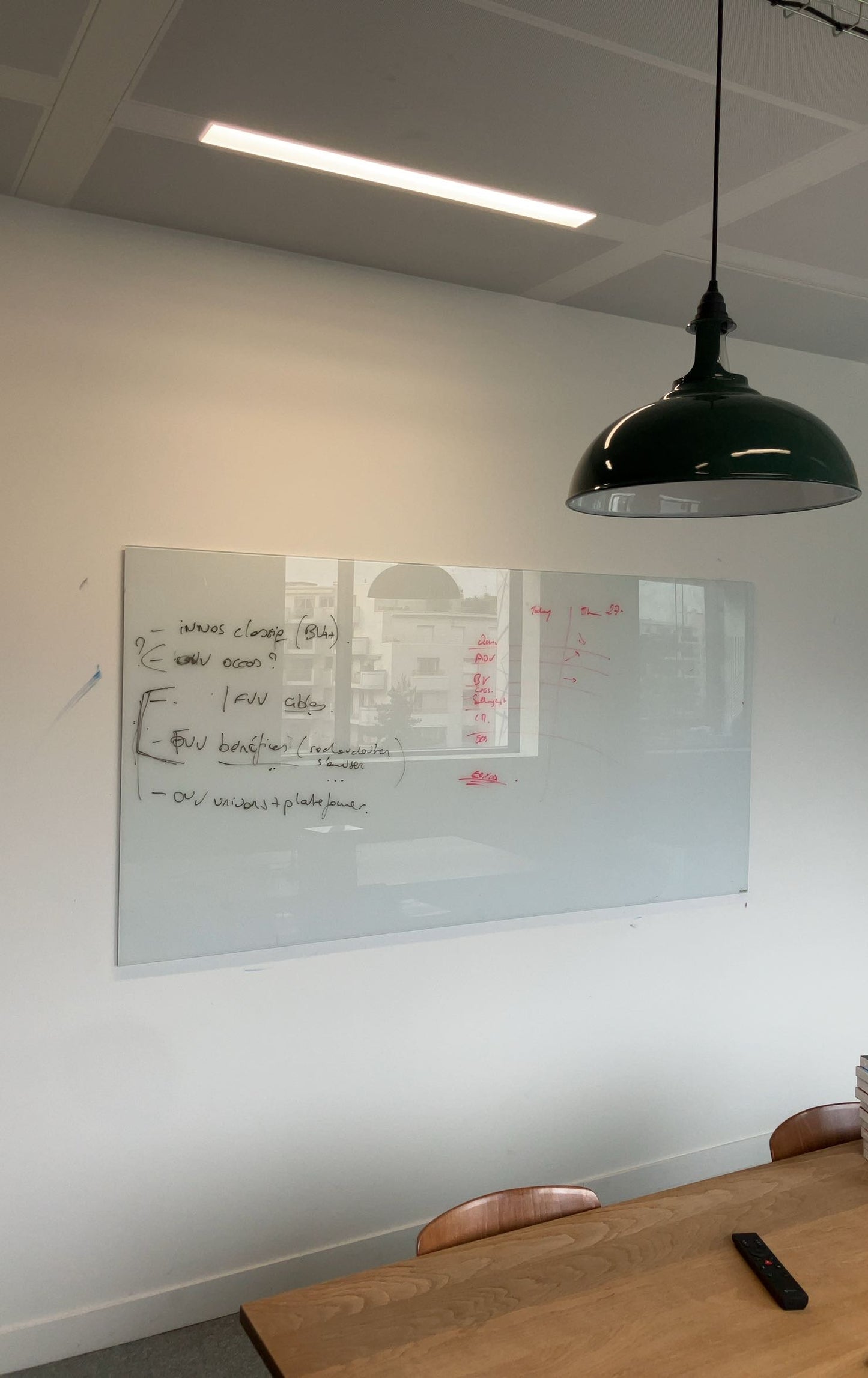 Tableau en verre 200x3x100 cm
