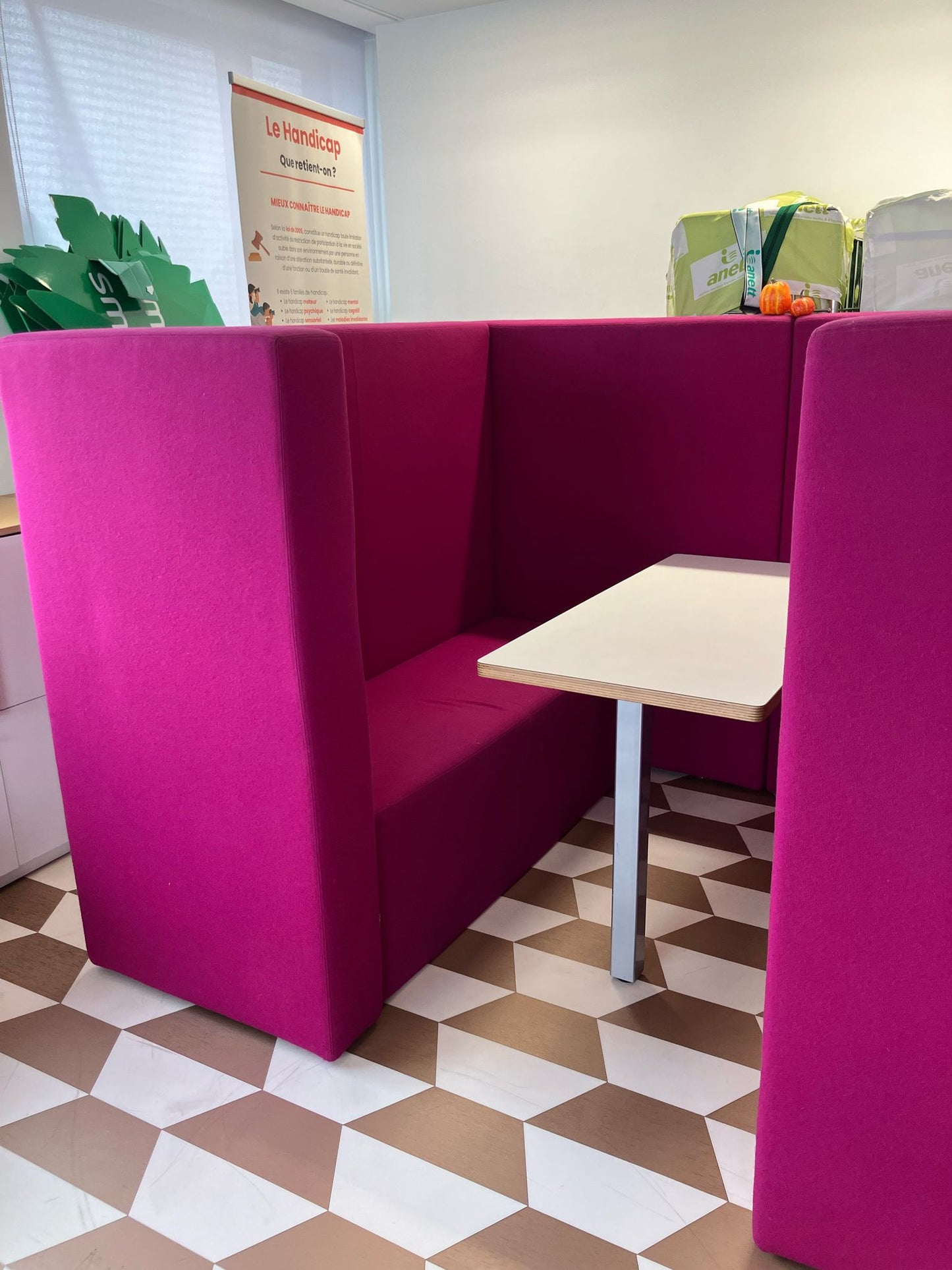 Canapé Vange L225xl180xh140 Violet