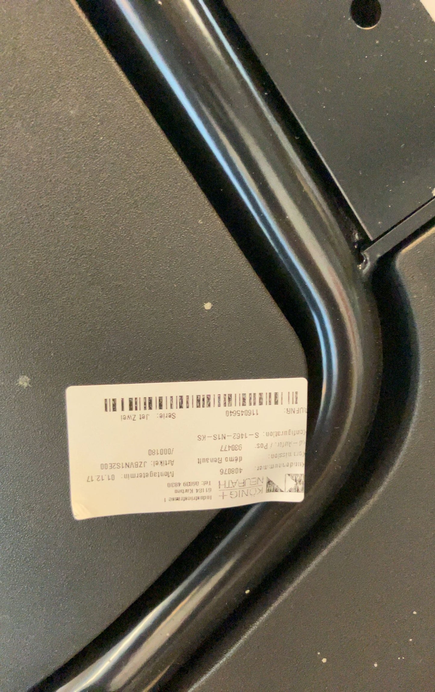 Chaise Konig + Neurath Noir