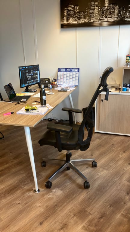 Fauteuil de bureau avec têtière