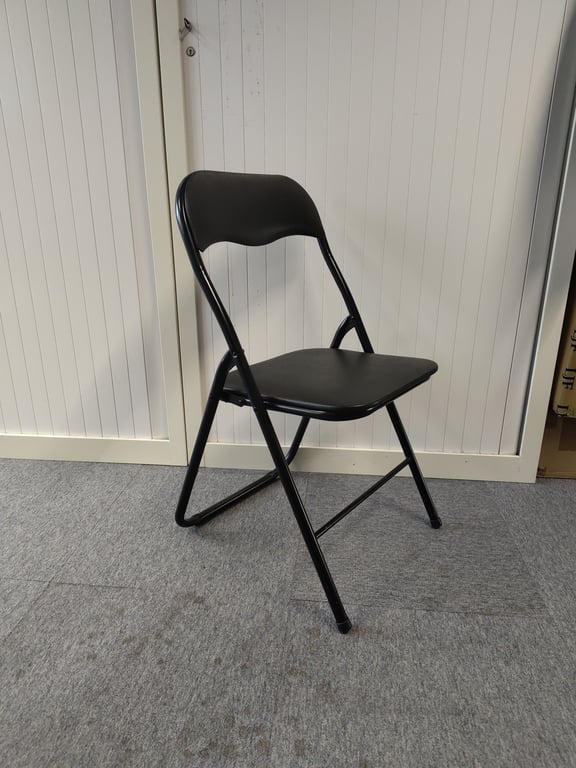Chaise de réunion pliante avec pieds droits