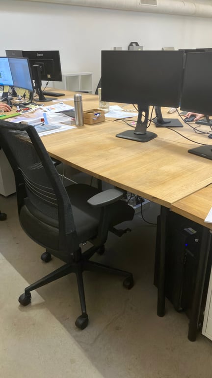 Bureau carré 120-160