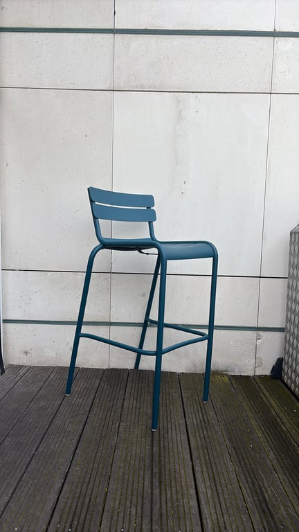 Chaise d'extérieur en métal Boston Blue