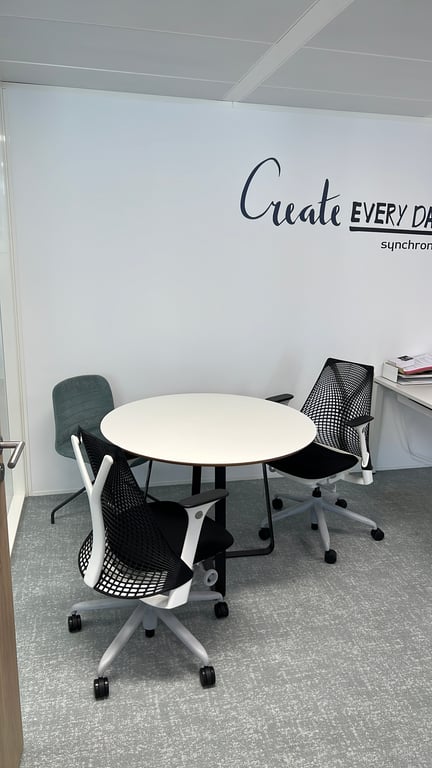 Table de réunion ronde