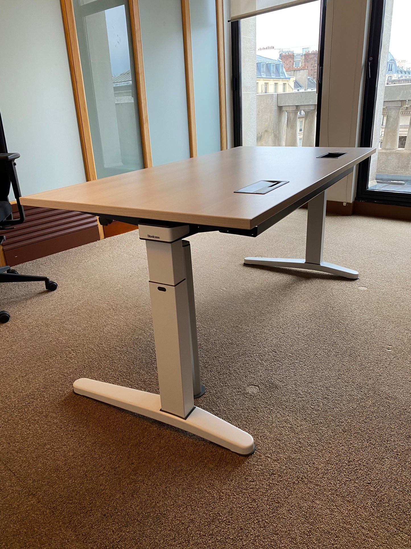Bureau réglable 160x80x74 Steelcase OLOGY Bois