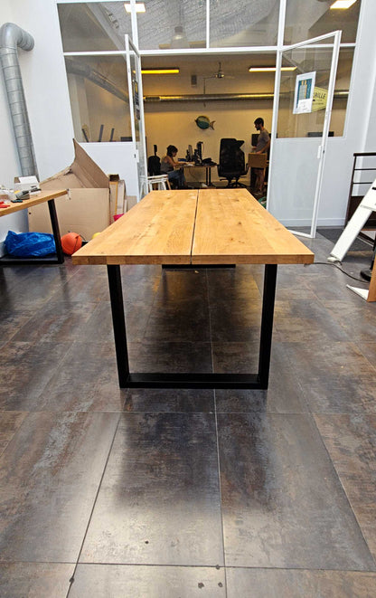 Table de réunion en bois massif L240xl95xh75