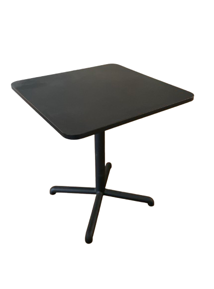 Table de réunion noire L50xl50xh70