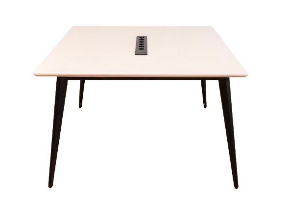 Bench 2 places Orex - 120 x 120 - Plateau blanc