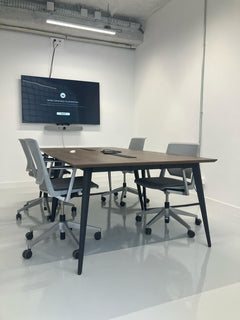 Bench 2 places Orex  - 120 x 120 - Plateau Bois Foncé