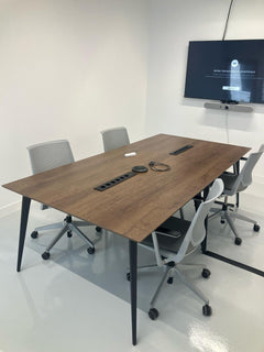 Bench 2 places Orex  - 120 x 120 - Plateau Bois Foncé