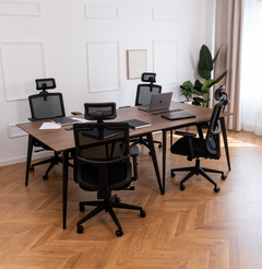 Bench 2 places Orex  - 120 x 120 - Plateau Bois Foncé