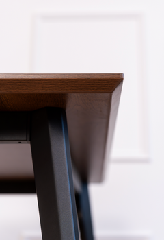 Bench 2 places Orex  - 120 x 120 - Plateau Bois Foncé