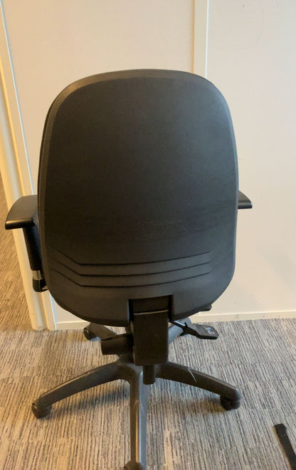 Fauteuil de Bureau Noir avec Accoudoirs