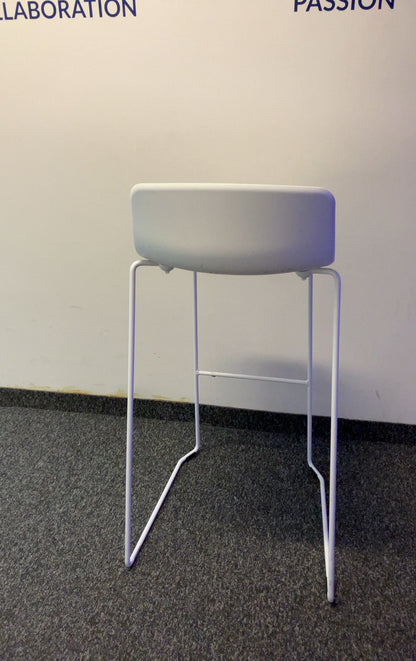 Chaise de Bar Mélaminé Blanc