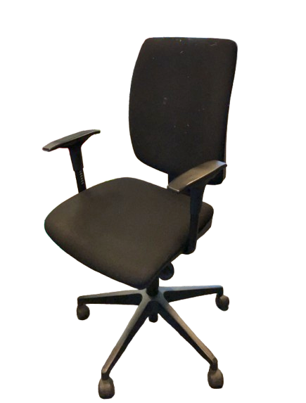 Fauteuil de Bureau Tissu Noir