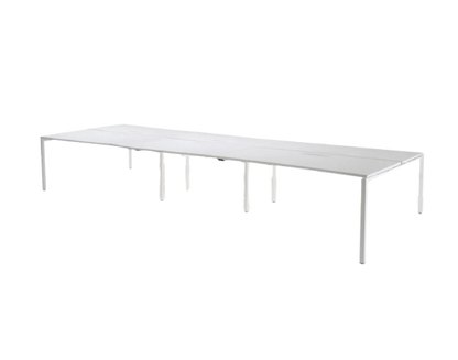 Bench 6 places Blanc L120X80 - Gosto Cube