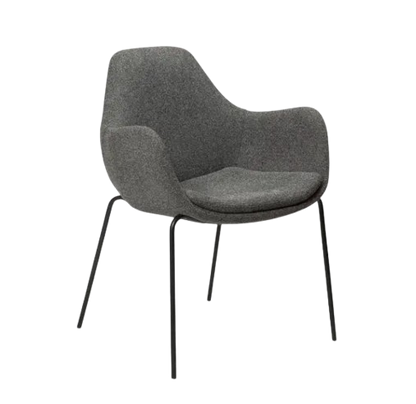 Chaise Design Métal et Tissu