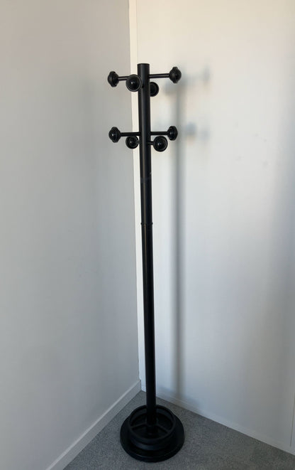 Porte manteaux en métal noir 180 cm