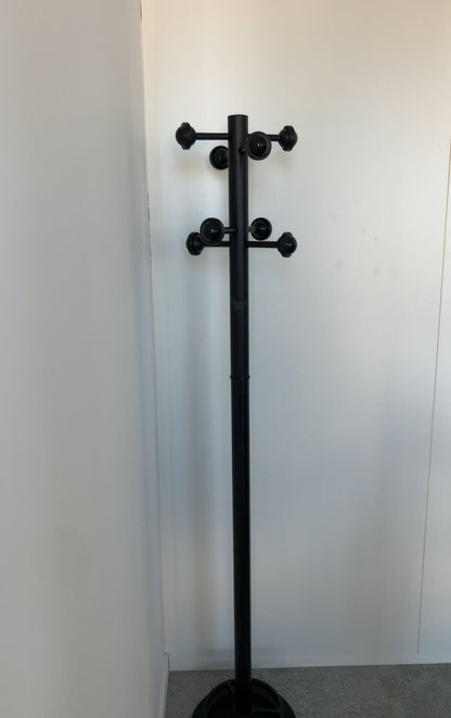 Porte manteaux en métal noir 180 cm