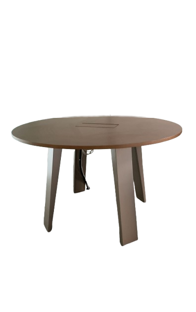 Table ronde en mélaminé D120xh72