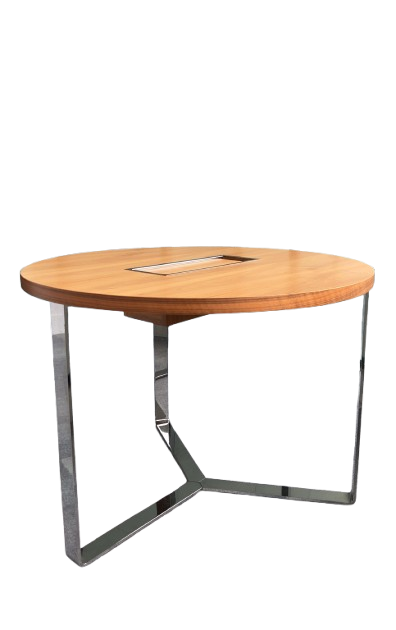 Table ronde en bois D102xh74