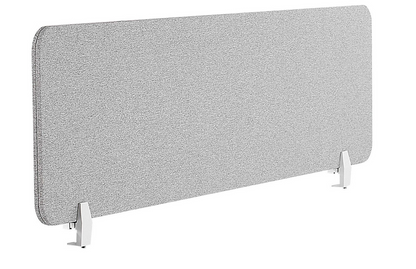Écran de séparation en tissu 160x5x35 cm - Gris