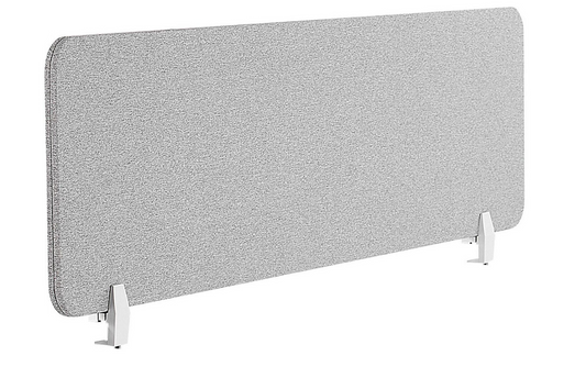 Écran de séparation en tissu 160x5x35 cm - Gris
