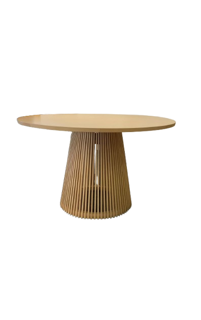 Table ronde en bois D128xh76