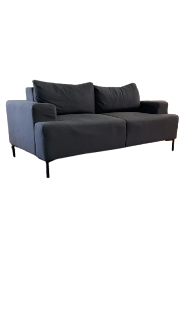 Canapé L170xl85xh73 Tissu Gris