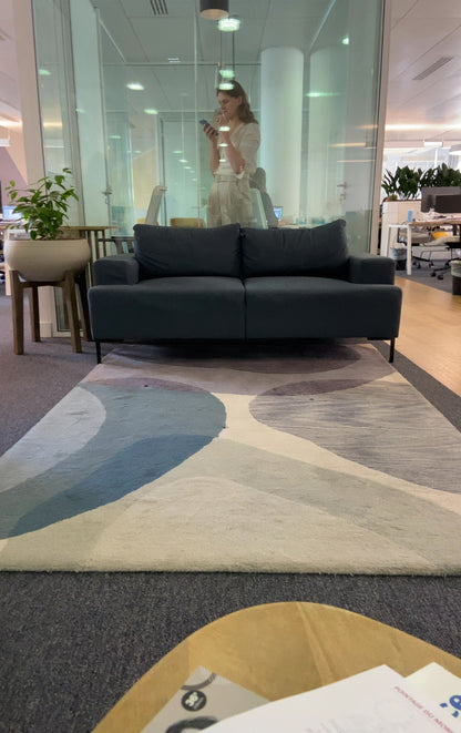 Canapé L170xl85xh73 Tissu Gris