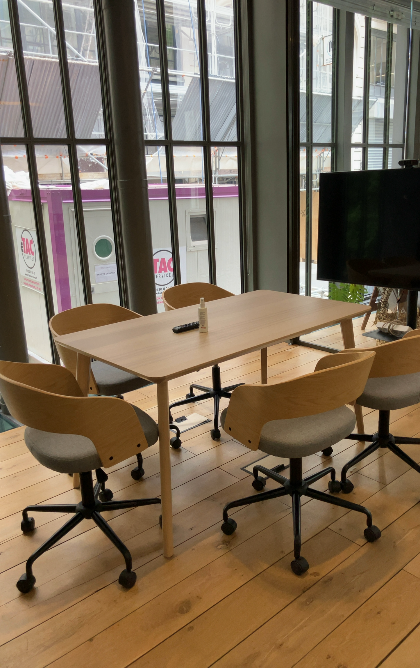 Table de réunion Ikea Lisabo L140xl80xh75